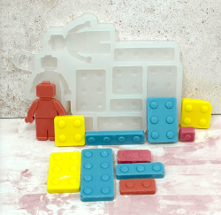 Молд Лего набор 13х10 см ТМ Лавка Кондитера Изображение Молд Лего набор 13х10 см ТМ Лавка Кондитера